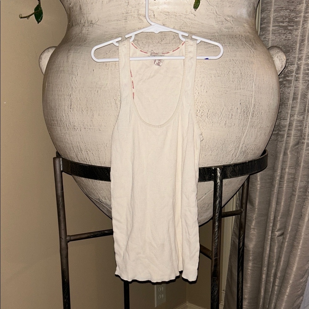 Abercrombie & Fitch White Tank Top